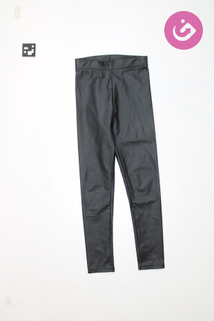 Dievčenské nohavice H&M, farba čierna, veľkosť 140