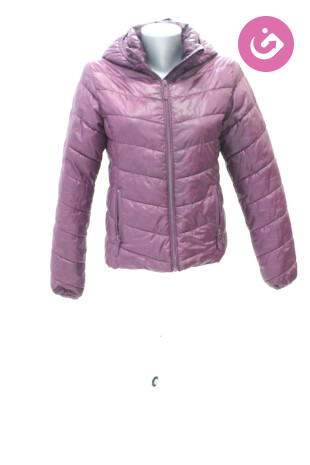 Dievčenská zimná bunda H&M, farba fialová, veľkosť 158
