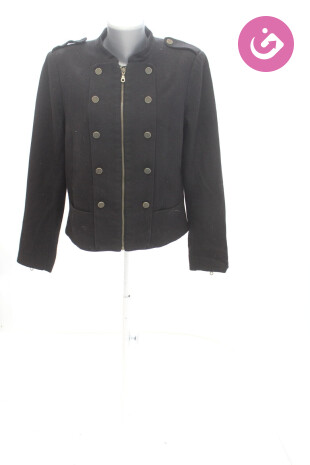 Dámsky kabát H&M, farba čierna, veľkosť 42